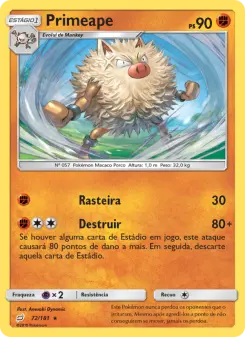 Primeape – Carta Pokémon TCG