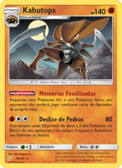 Kabutops – Carta Pokémon TCG
