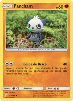 Pancham – Carta Pokémon TCG