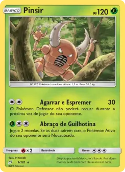 Pinsir – Carta Pokémon TCG