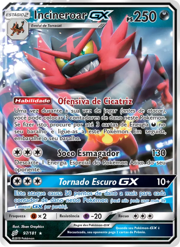 Incineroar GX – Pokémon TCG