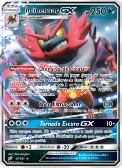Incineroar GX – Carta Pokémon TCG