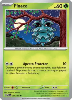 Pineco – Carta Pokémon TCG