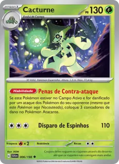 Cacturne – Carta Pokémon TCG