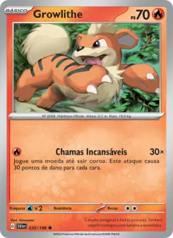 Growlithe – Carta Pokémon TCG