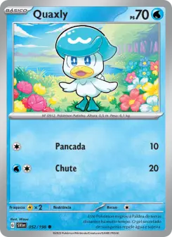 Quaxly – Carta Pokémon TCG
