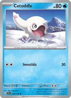 Cetoddle – Carta Pokémon TCG