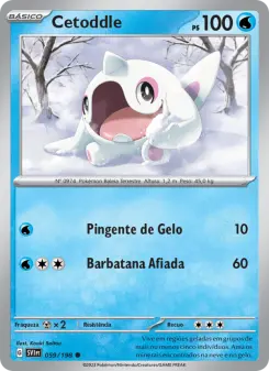 Cetoddle – Carta Pokémon TCG