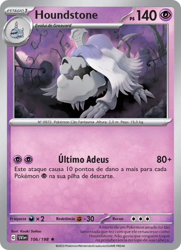 Houndstone – Pokémon TCG