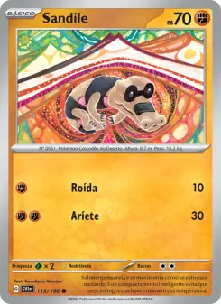Sandile – Carta Pokémon TCG