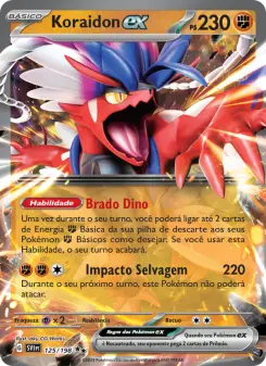 Koraidon ex – Carta Pokémon TCG
