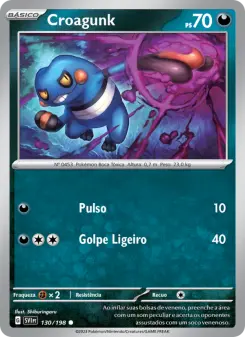 Croagunk – Carta Pokémon TCG
