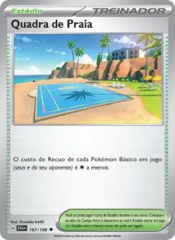 Quadra de Praia – Carta Pokémon TCG