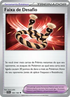 Faixa de Desafio – Carta Pokémon TCG