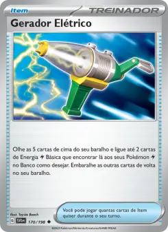Gerador Elétrico – Carta Pokémon TCG