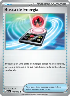 Busca de Energia – Carta Pokémon TCG