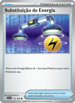 Substituição de Energia – Carta Pokémon TCG