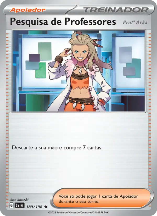 Pesquisa de Professores – Pokémon TCG