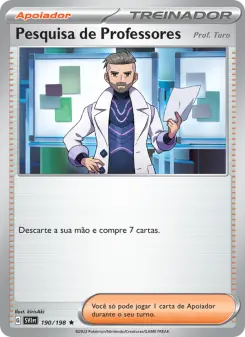 Pesquisa de Professores – Carta Pokémon TCG