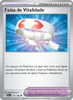 Faixa de Vitalidade – Carta Pokémon TCG