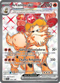 Arcanine ex – Carta Pokémon TCG