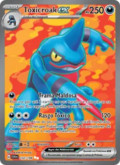 Toxicroak ex – Carta Pokémon TCG