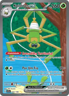 Spidops ex – Carta Pokémon TCG