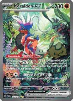 Koraidon ex – Carta Pokémon TCG
