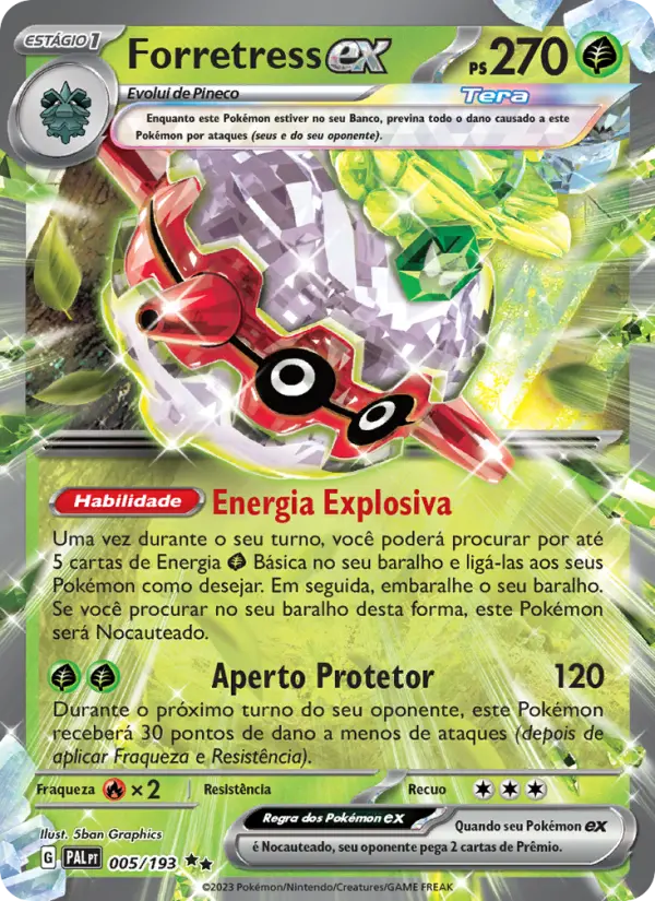 Forretress ex – Pokémon TCG
