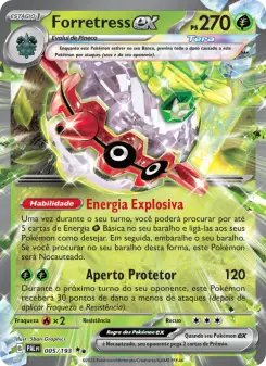 Forretress ex – Carta Pokémon TCG