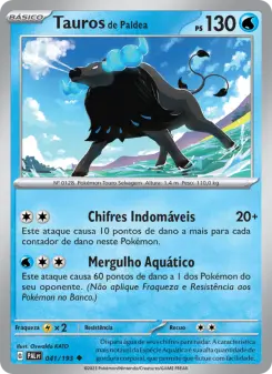 Tauros de Paldea – Carta Pokémon TCG