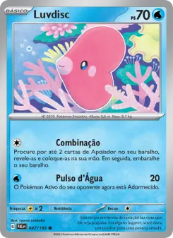 Luvdisc – Carta Pokémon TCG