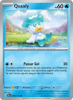 Quaxly – Carta Pokémon TCG