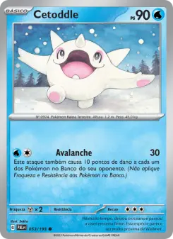 Cetoddle – Carta Pokémon TCG