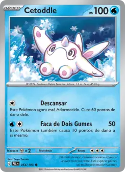 Cetoddle – Carta Pokémon TCG