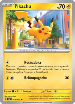 Pikachu – Carta Pokémon TCG