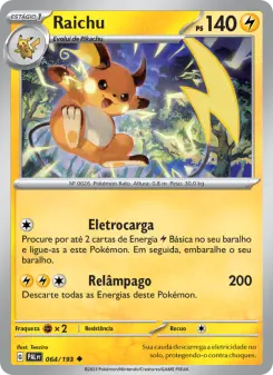 Raichu – Carta Pokémon TCG