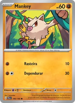 Mankey – Carta Pokémon TCG