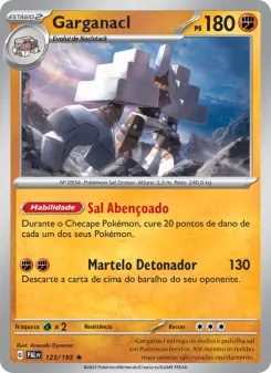 Garganacl – Carta Pokémon TCG