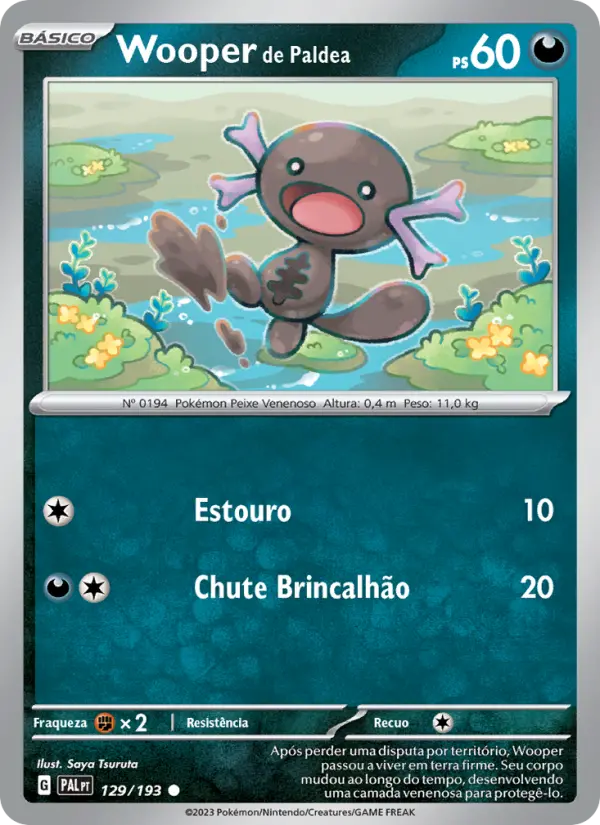 Wooper de Paldea – Pokémon TCG