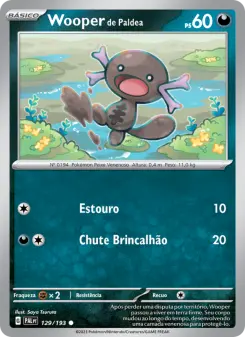 Wooper de Paldea – Carta Pokémon TCG