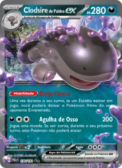 Clodsire de Paldea ex – Carta Pokémon TCG