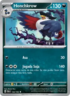 Honchkrow – Carta Pokémon TCG