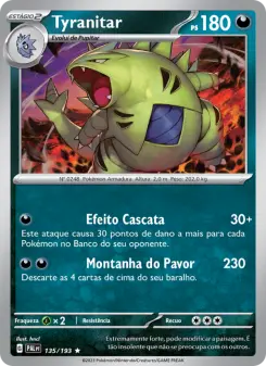 Tyranitar – Carta Pokémon TCG