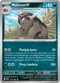 Mabosstiff – Carta Pokémon TCG