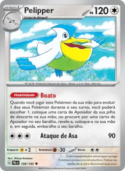Pelipper – Carta Pokémon TCG