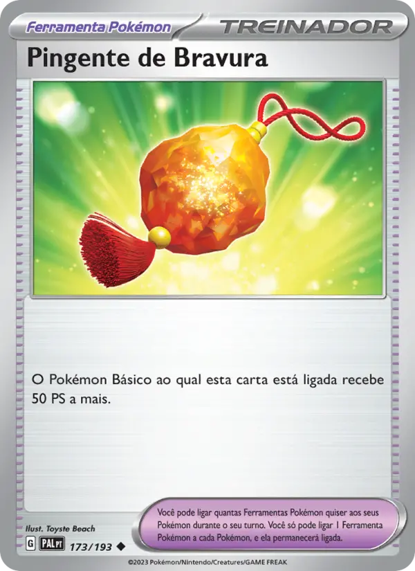 Pingente de Bravura – Pokémon TCG