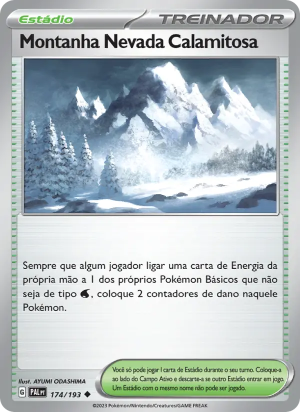 Montanha Nevada Calamitosa – Pokémon TCG