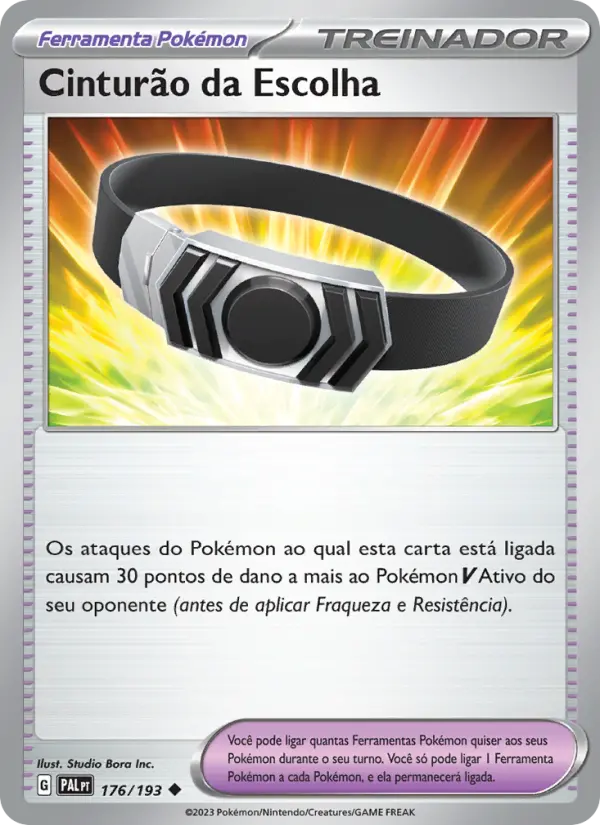 Cinturão da Escolha – Pokémon TCG