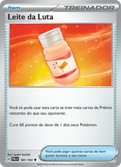 Leite da Luta – Carta Pokémon TCG